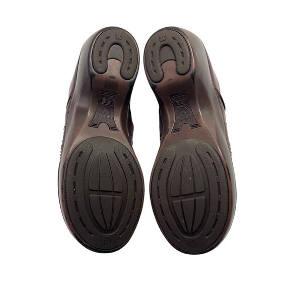 Ariat Leather Studded Clog Mules 9.5 B 21262 Strathmore Western Academia Casual - Picture 9 of 14